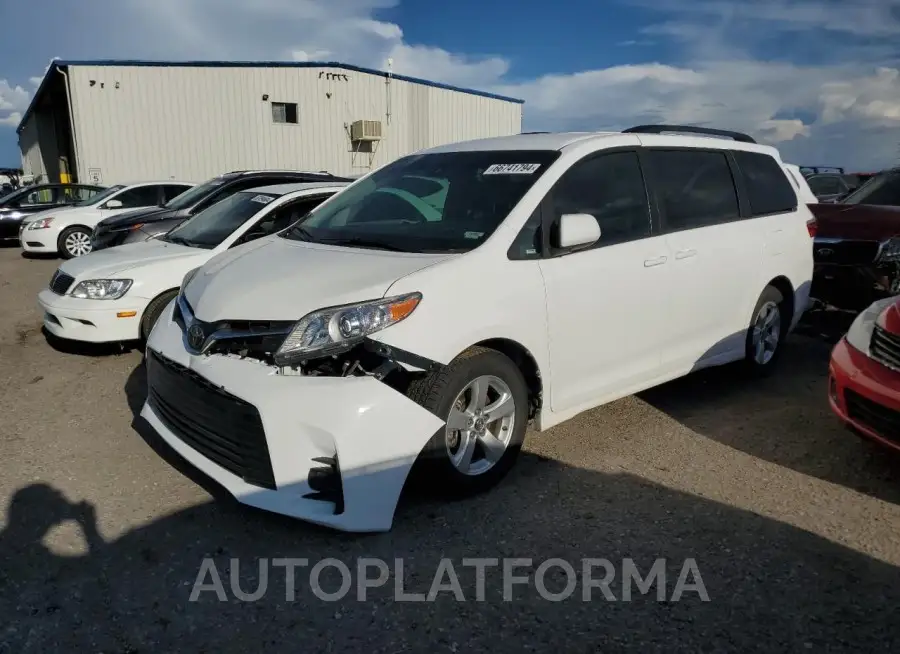 TOYOTA SIENNA LE 2019 vin 5TDKZ3DC7KS015017 from auto auction Copart