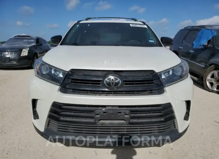 TOYOTA HIGHLANDER 2019 vin 5TDKZRFH2KS331498 from auto auction Copart