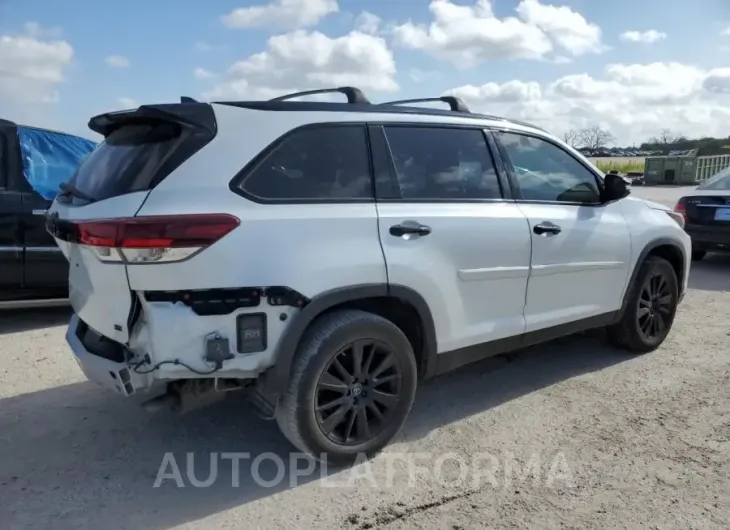 TOYOTA HIGHLANDER 2019 vin 5TDKZRFH2KS331498 from auto auction Copart