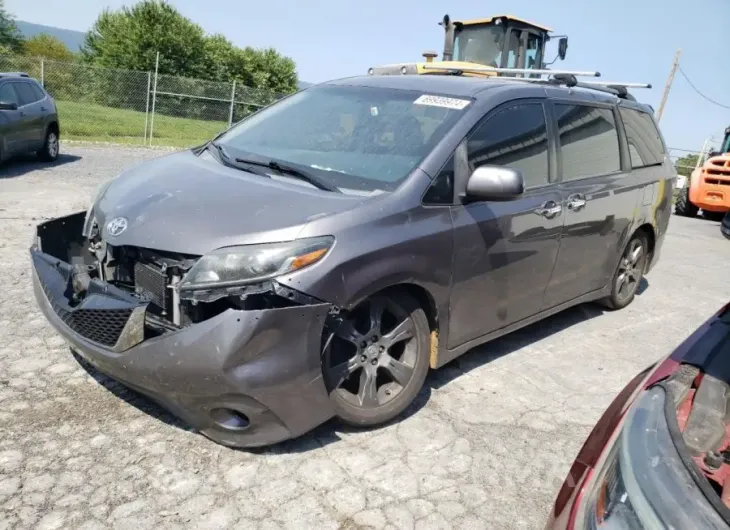 TOYOTA SIENNA SPO 2015 vin 5TDXK3DC7FS656197 from auto auction Copart