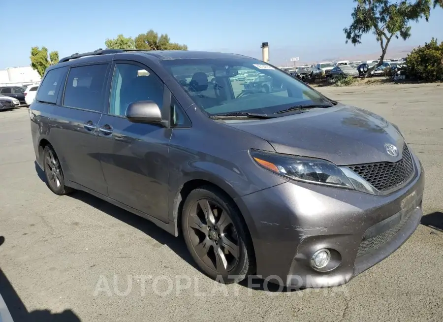 TOYOTA SIENNA SPO 2015 vin 5TDXK3DCXFS686343 from auto auction Copart