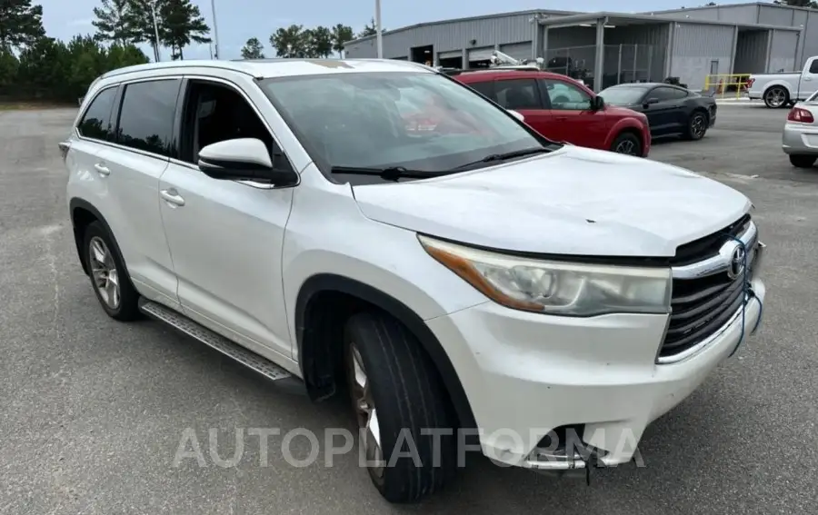 TOYOTA HIGHLANDER 2015 vin 5TDYKRFH1FS076752 from auto auction Copart