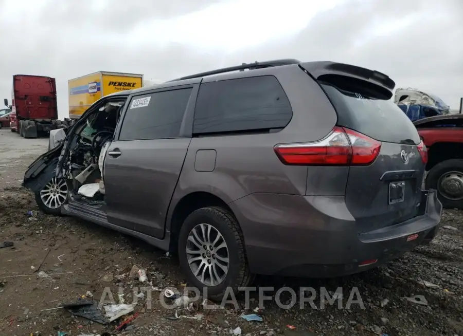 TOYOTA SIENNA XLE 2020 vin 5TDYZ3DC8LS057840 from auto auction Copart