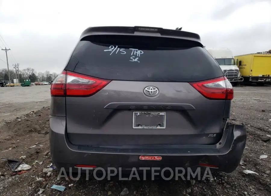 TOYOTA SIENNA XLE 2020 vin 5TDYZ3DC8LS057840 from auto auction Copart