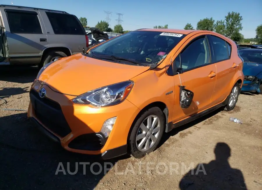 TOYOTA Prius c 2017 vin JTDKDTB35H1598694 from auto auction Copart