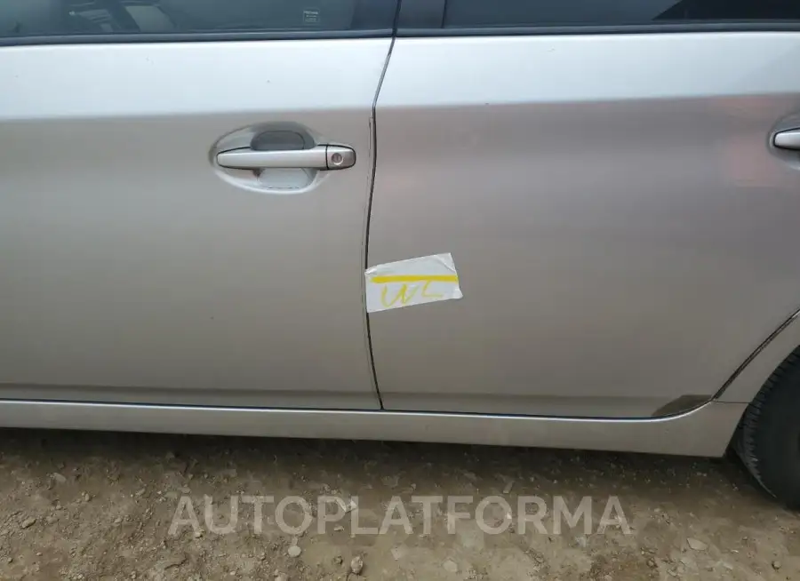 TOYOTA PRIUS 2015 vin JTDKN3DU4F0406719 from auto auction Copart