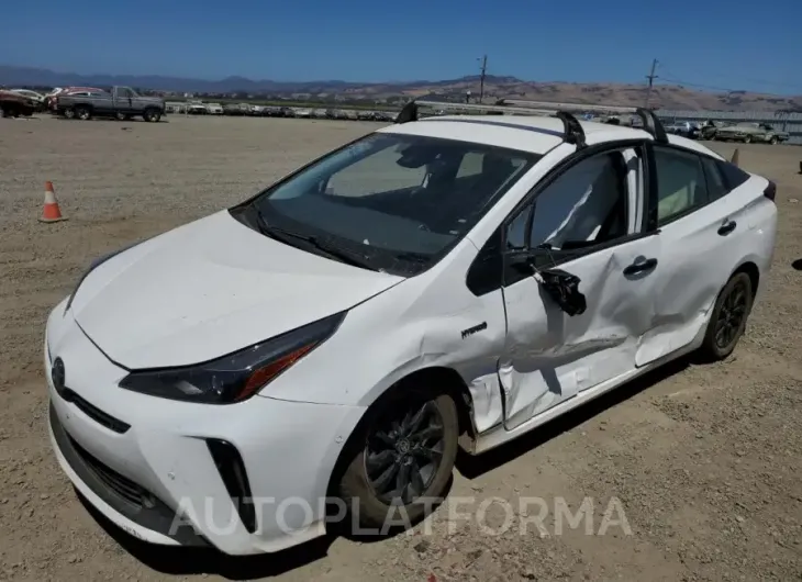 TOYOTA PRIUS LE 2022 vin JTDL9MFU0N3035227 from auto auction Copart