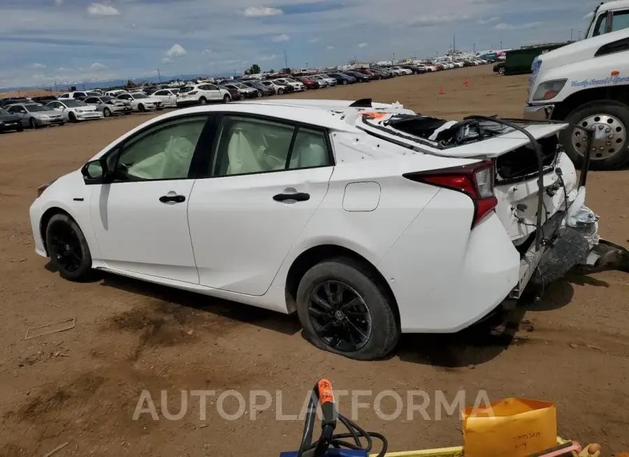 TOYOTA PRIUS LE 2022 vin JTDL9MFU6N3035944 from auto auction Copart