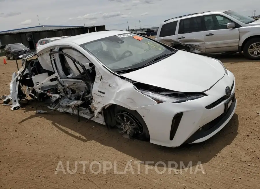 TOYOTA PRIUS LE 2022 vin JTDL9MFU6N3035944 from auto auction Copart