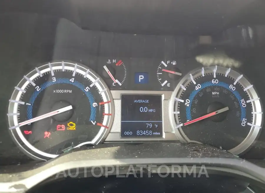 TOYOTA 4RUNNER SR 2019 vin JTEBU5JR6K5655448 from auto auction Copart