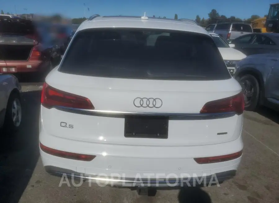 AUDI Q5 PREMIUM 2021 vin WA1AAAFY4M2029655 from auto auction Copart