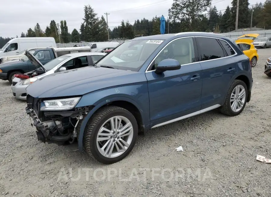 AUDI Q5 PRESTIG 2018 vin WA1CNAFY3J2220542 from auto auction Copart