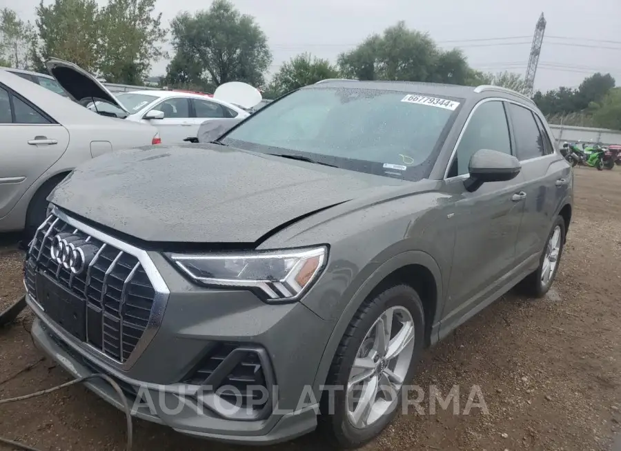 AUDI Q3 PREMIUM 2020 vin WA1EECF35L1099711 from auto auction Copart