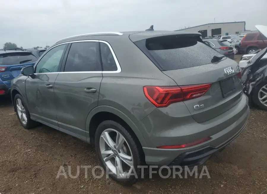 AUDI Q3 PREMIUM 2020 vin WA1EECF35L1099711 from auto auction Copart