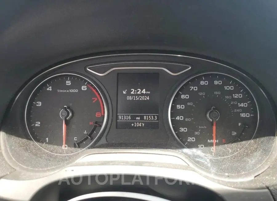 AUDI A3 PREMIUM 2015 vin WAUACGFF9F1097523 from auto auction Copart