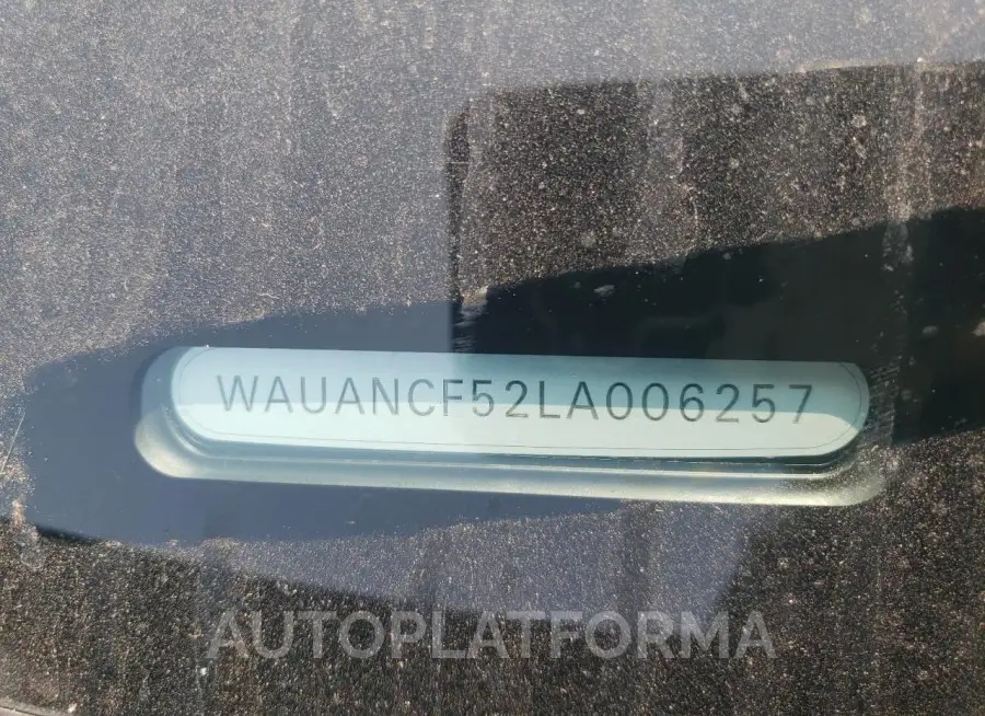 AUDI A5 PREMIUM 2020 vin WAUANCF52LA006257 from auto auction Copart