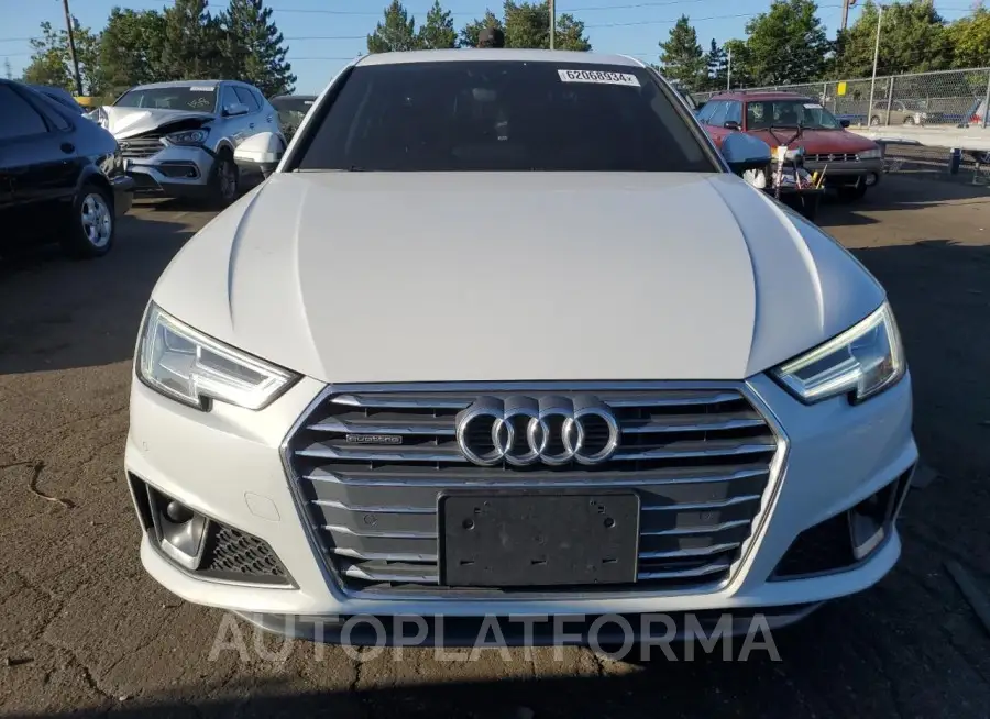 AUDI A4 PREMIUM 2019 vin WAUENAF44KA107506 from auto auction Copart