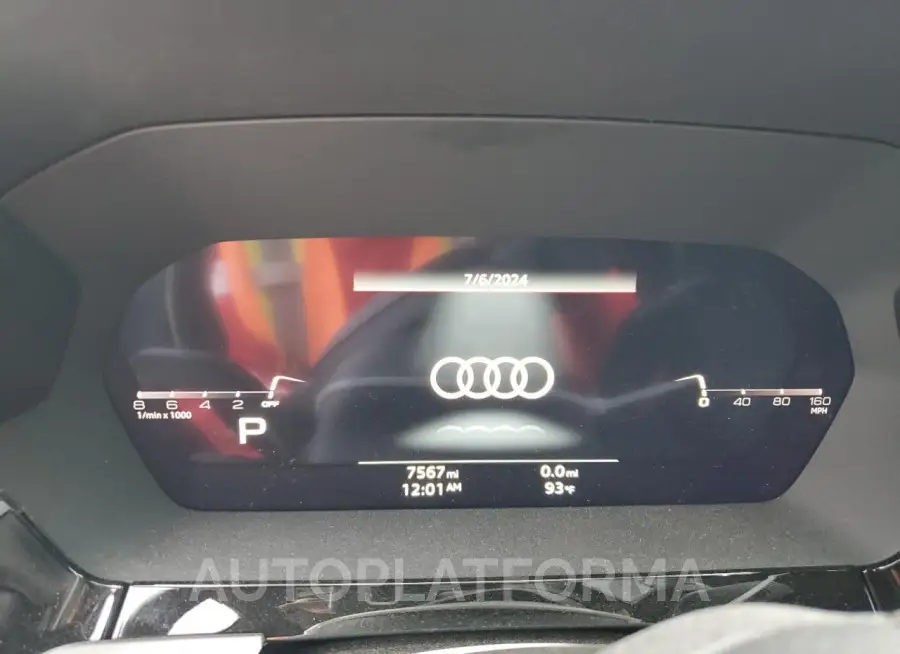 AUDI S3 PREMIUM 2023 vin WAUH3DGY1PA053174 from auto auction Copart