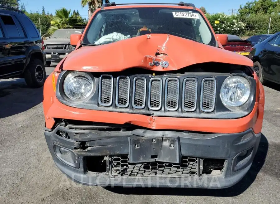 JEEP RENEGADE L 2017 vin ZACCJABB9HPE91303 from auto auction Copart