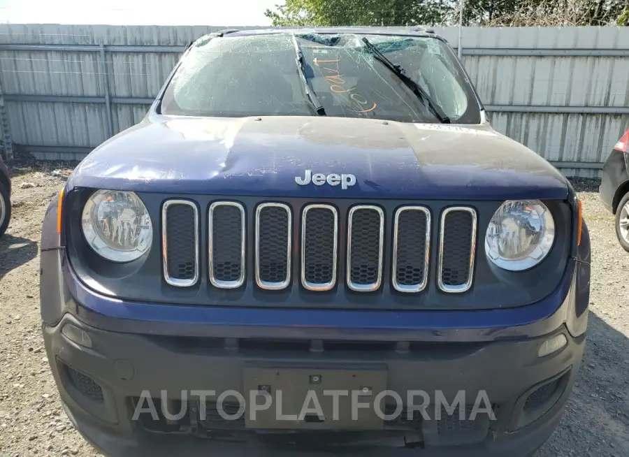 JEEP RENEGADE S 2017 vin ZACCJBAB7HPG26141 from auto auction Copart