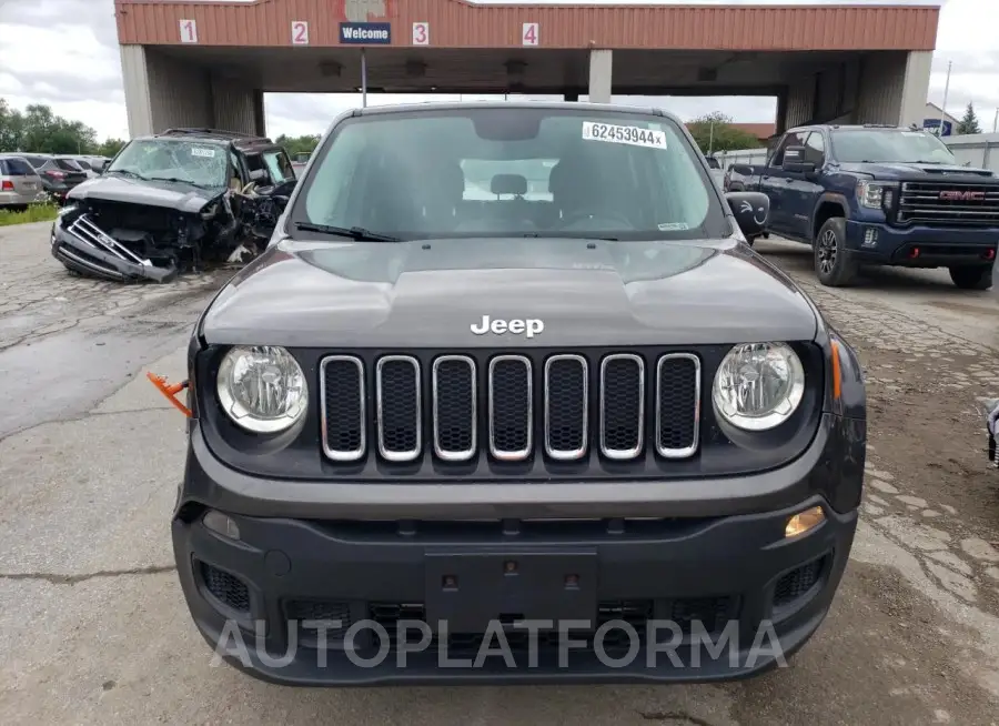 JEEP RENEGADE S 2017 vin ZACCJBAB8HPG44907 from auto auction Copart