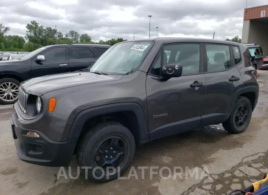 JEEP RENEGADE S 2017 vin ZACCJBAB8HPG44907 from auto auction Copart