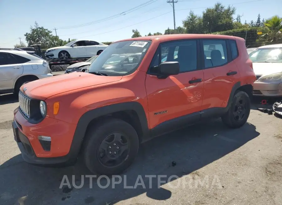 JEEP RENEGADE S 2019 vin ZACNJBAB4KPK43321 from auto auction Copart