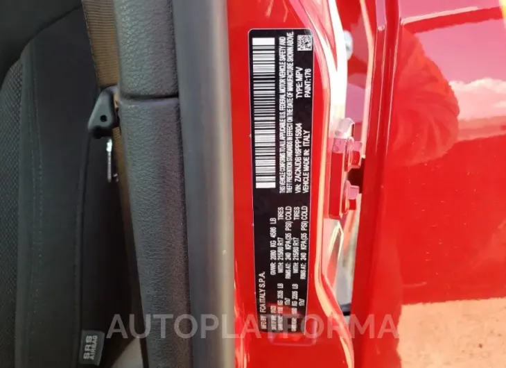 JEEP RENEGADE L 2023 vin ZACNJDB16PPP15804 from auto auction Copart