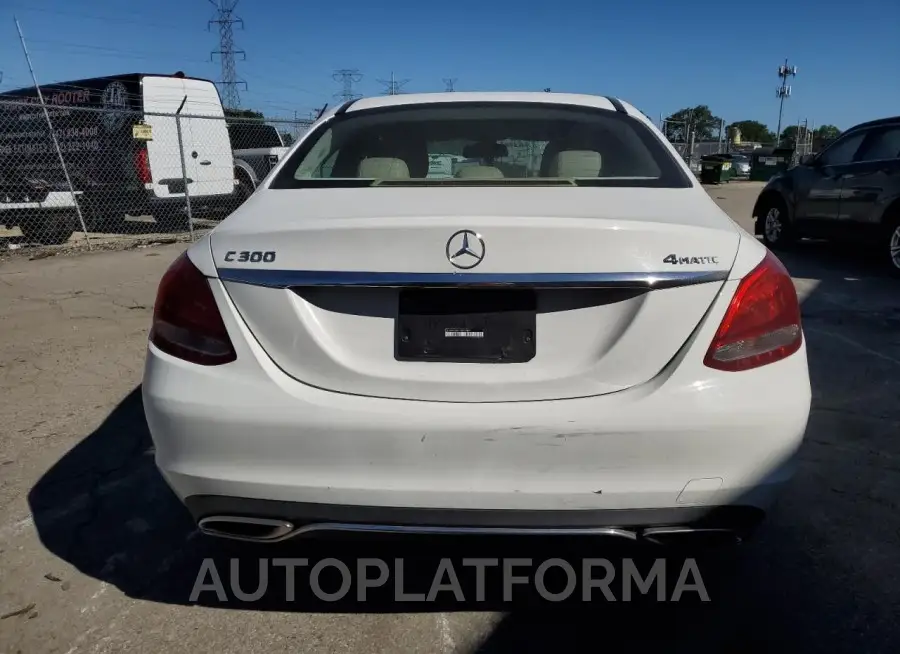 MERCEDES-BENZ C 300 4MAT 2015 vin 55SWF4KB1FU037887 from auto auction Copart