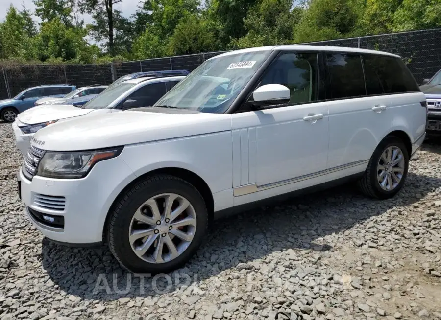 LAND ROVER RANGE ROVE 2015 vin SALGS2VF2FA230989 from auto auction Copart