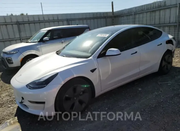 TESLA MODEL 3 2021 vin 5YJ3E1EA3MF070749 from auto auction Copart