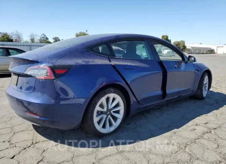 TESLA MODEL 3 2021 vin 5YJ3E1EAXMF001380 from auto auction Copart