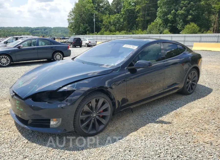 TESLA MODEL S 2017 vin 5YJSA1E41HF209252 from auto auction Copart