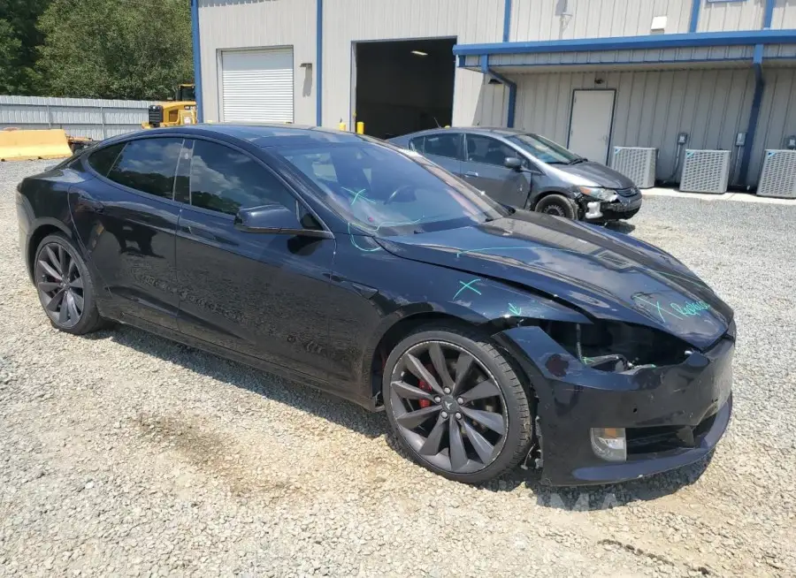 TESLA MODEL S 2017 vin 5YJSA1E41HF209252 from auto auction Copart