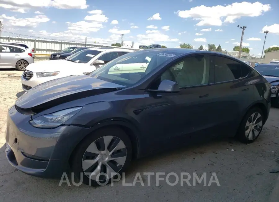 TESLA MODEL Y 2021 vin 5YJYGDEE0MF193722 from auto auction Copart