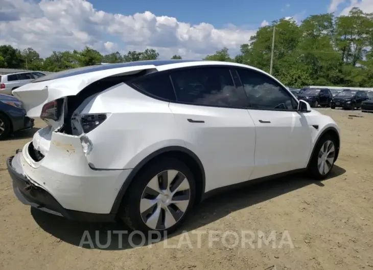 TESLA MODEL Y 2021 vin 5YJYGDEE2MF146532 from auto auction Copart