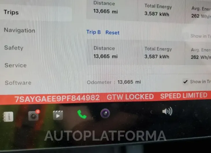 TESLA MODEL Y 2023 vin 7SAYGAEE9PF844982 from auto auction Copart