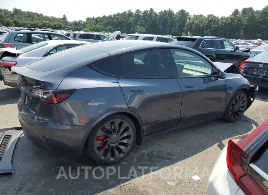 TESLA MODEL Y 2022 vin 7SAYGDEFXNF372010 from auto auction Copart