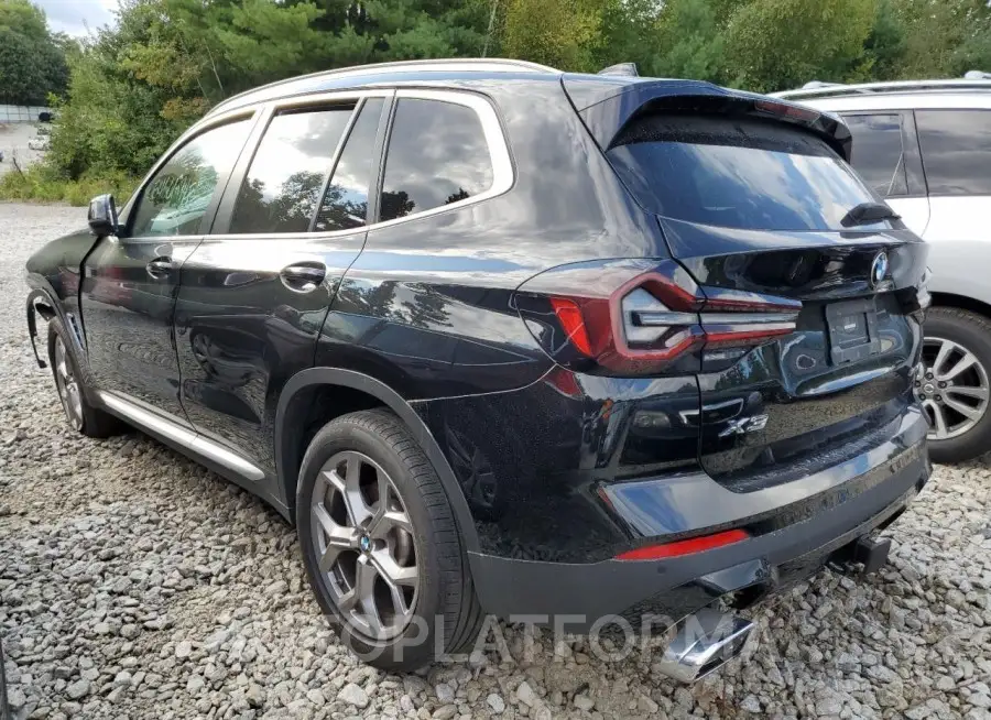 BMW X3 XDRIVE3 2022 vin 5UX53DP0XN9J50922 from auto auction Copart