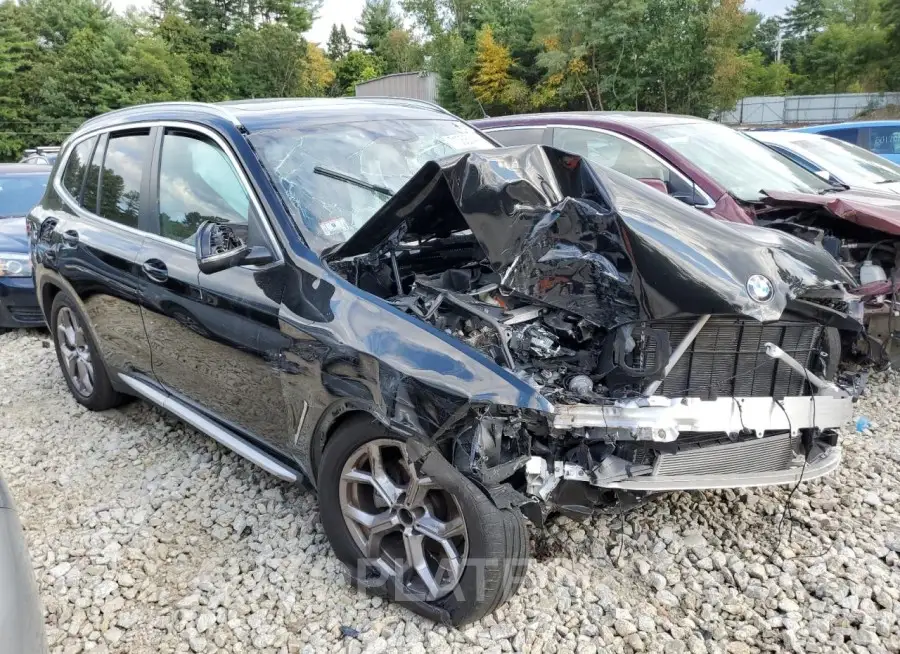 BMW X3 XDRIVE3 2022 vin 5UX53DP0XN9J50922 from auto auction Copart