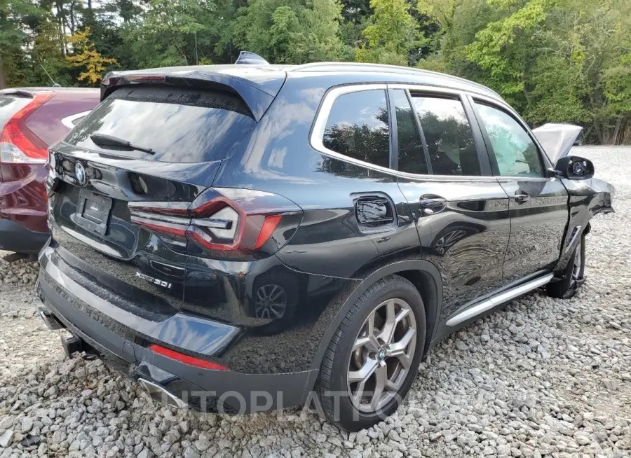 BMW X3 XDRIVE3 2022 vin 5UX53DP0XN9J50922 from auto auction Copart