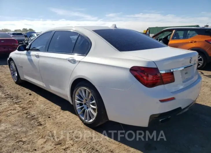 BMW 740 LXI 2015 vin WBAYF4C53FD874163 from auto auction Copart