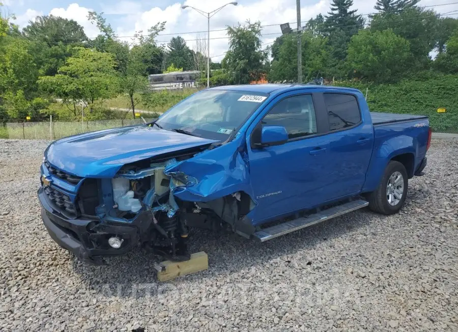 CHEVROLET COLORADO L 2022 vin 1GCGTCENXN1300738 from auto auction Copart