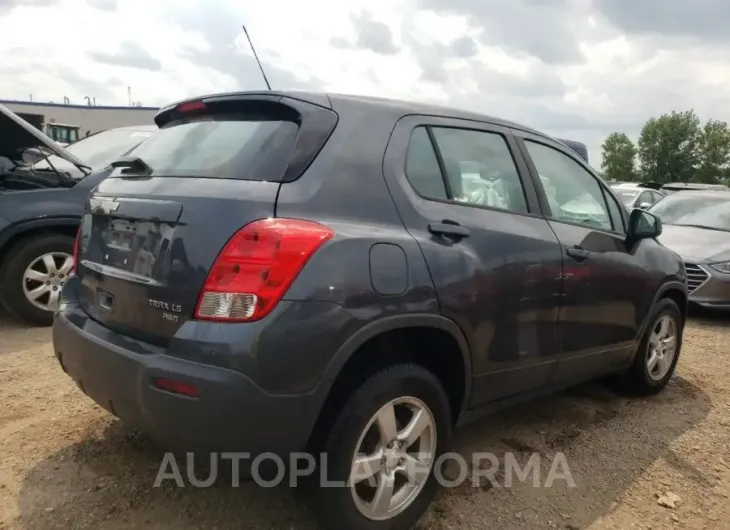 CHEVROLET TRAX LS 2016 vin 3GNCJNSBXGL276700 from auto auction Copart