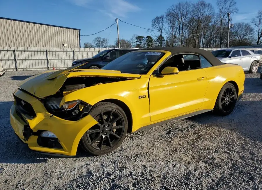 FORD MUSTANG GT 2016 vin 1FATP8FF6G5312605 from auto auction Copart