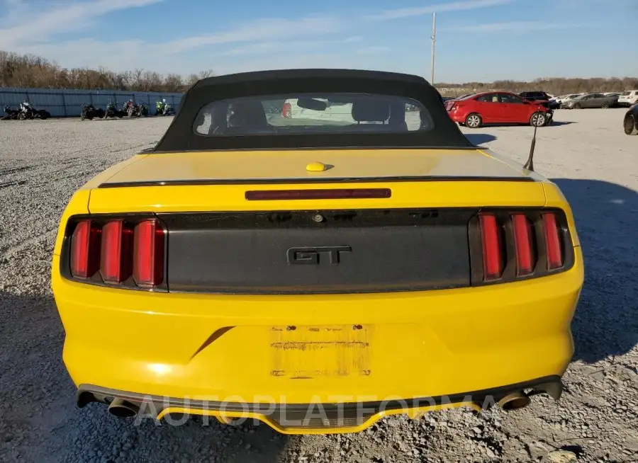 FORD MUSTANG GT 2016 vin 1FATP8FF6G5312605 from auto auction Copart