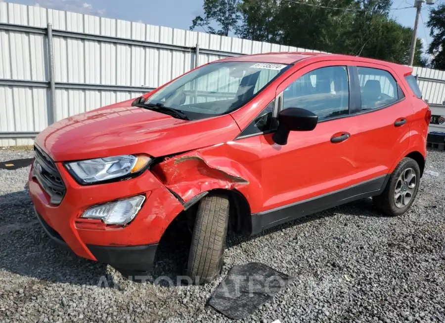 FORD ECOSPORT 2021 vin MAJ3S2FE9MC392623 from auto auction Copart