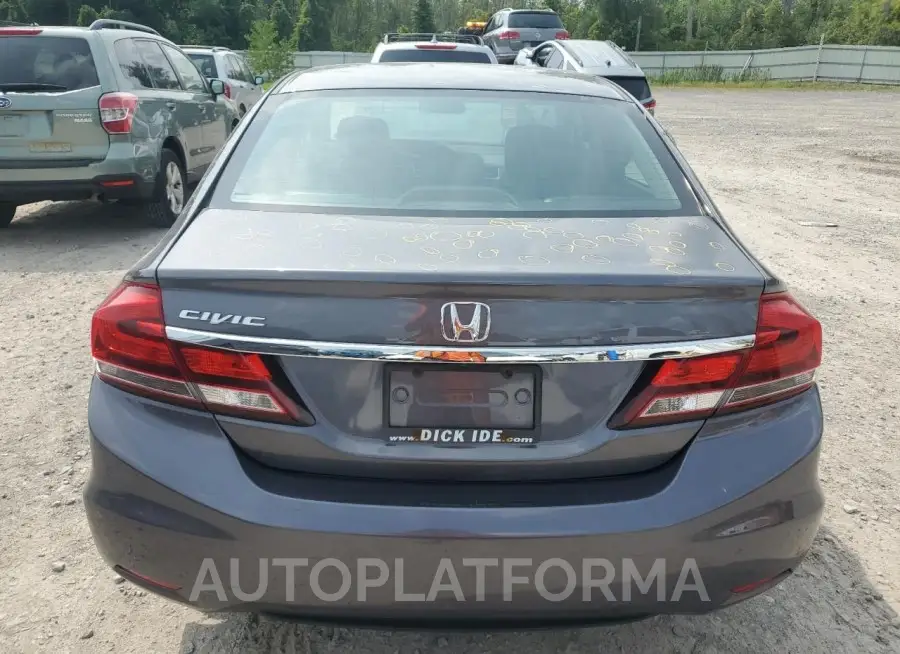 HONDA CIVIC LX 2015 vin 2HGFB2F50FH500006 from auto auction Copart