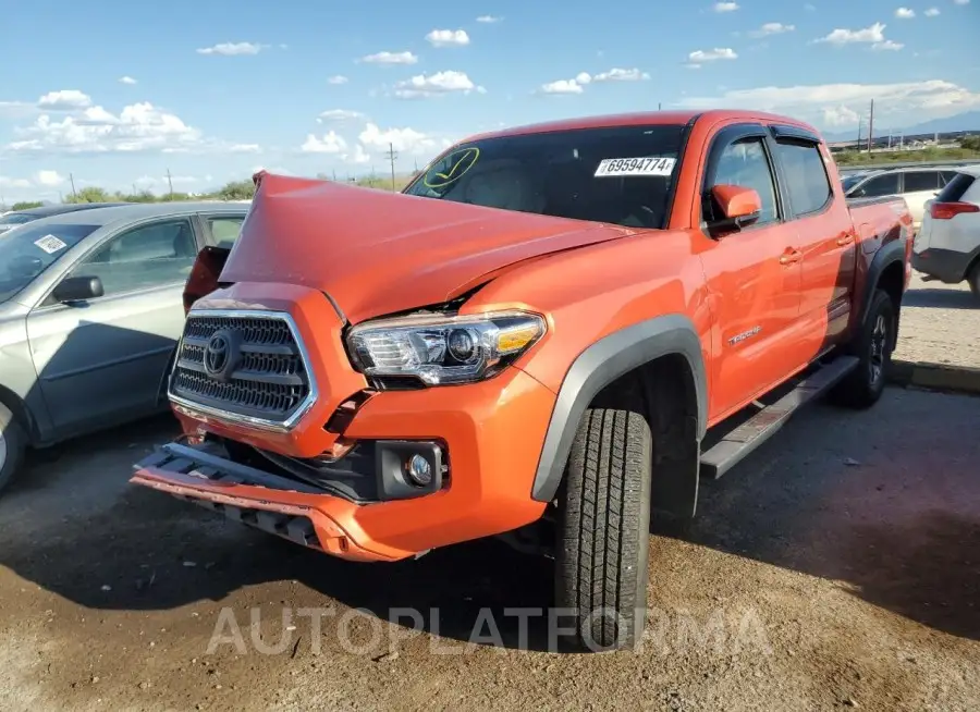 TOYOTA TACOMA DOU 2016 vin 3TMAZ5CN3GM019759 from auto auction Copart