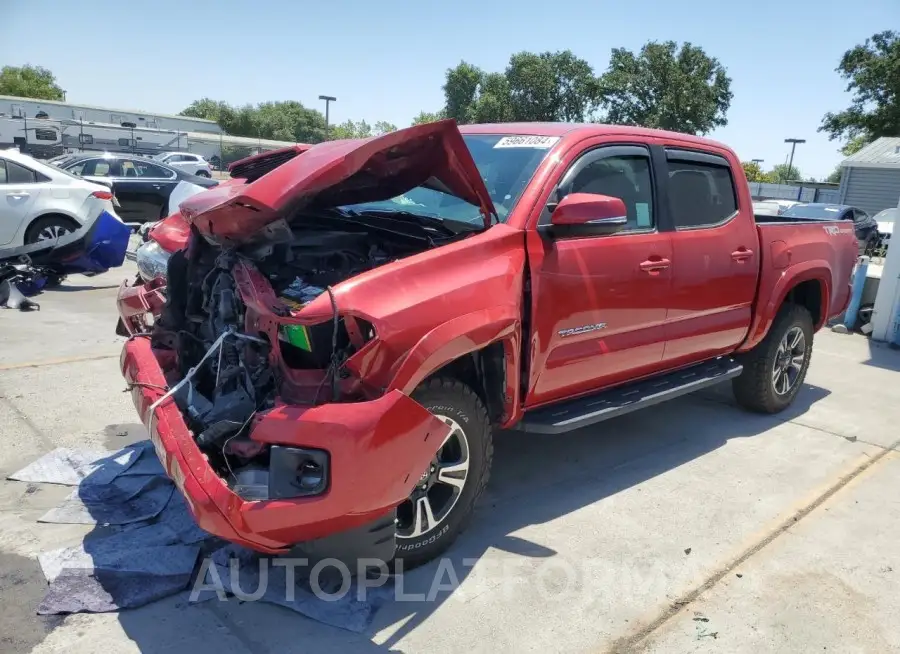 TOYOTA TACOMA DOU 2017 vin 3TMAZ5CN4HM031002 from auto auction Copart